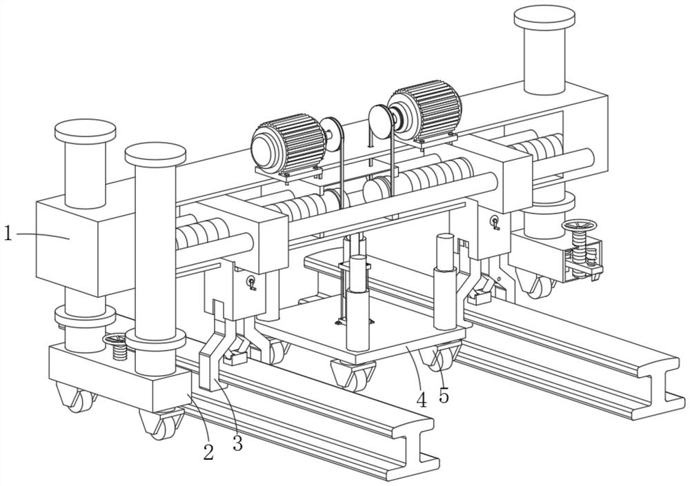 Rail adjuster for rail transit based on permanent magnet motor and use method of rail adjuster