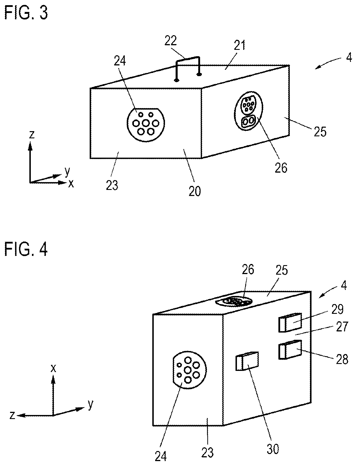 Motor vehicle comprising a charging device