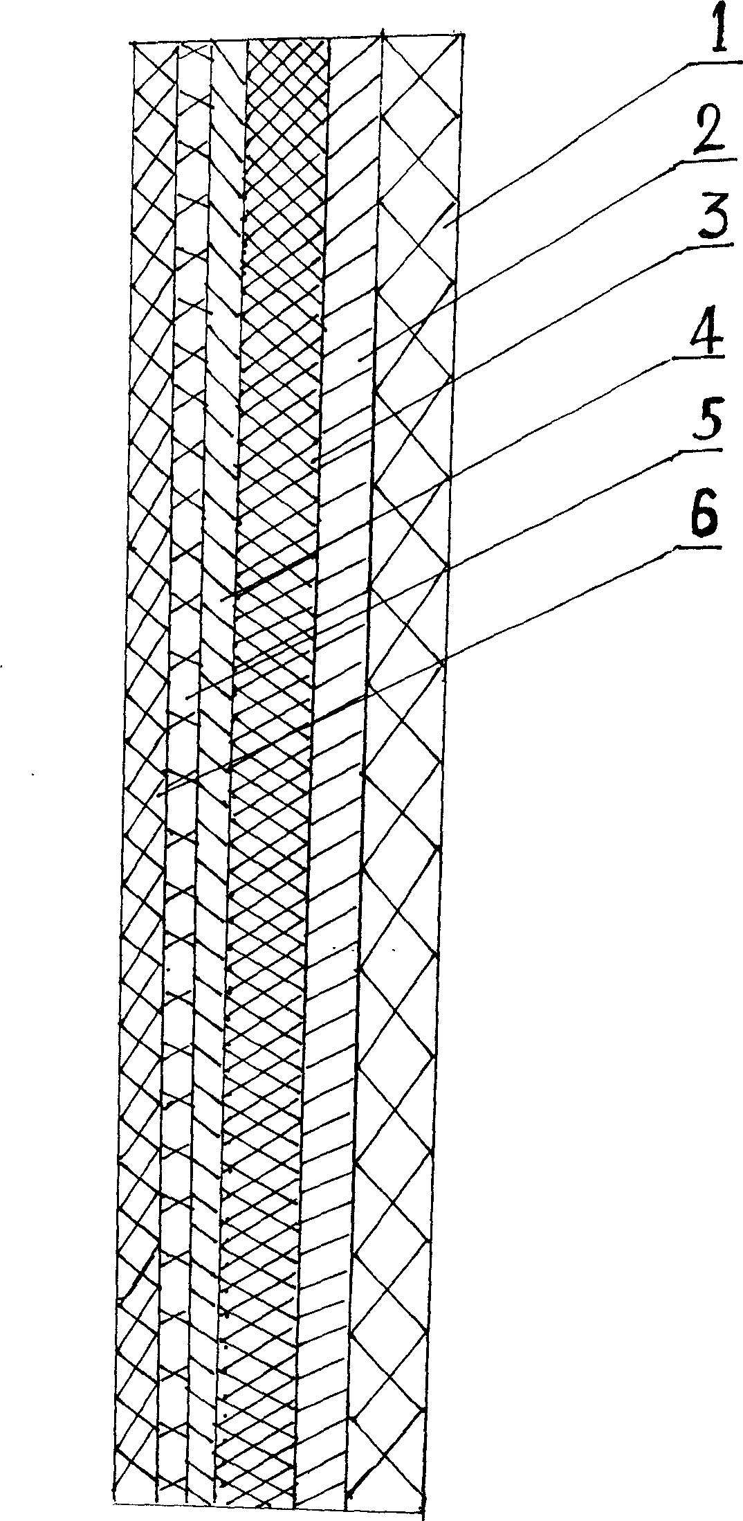 Fireproof and thermal insulating nylon hose and method for production thereof