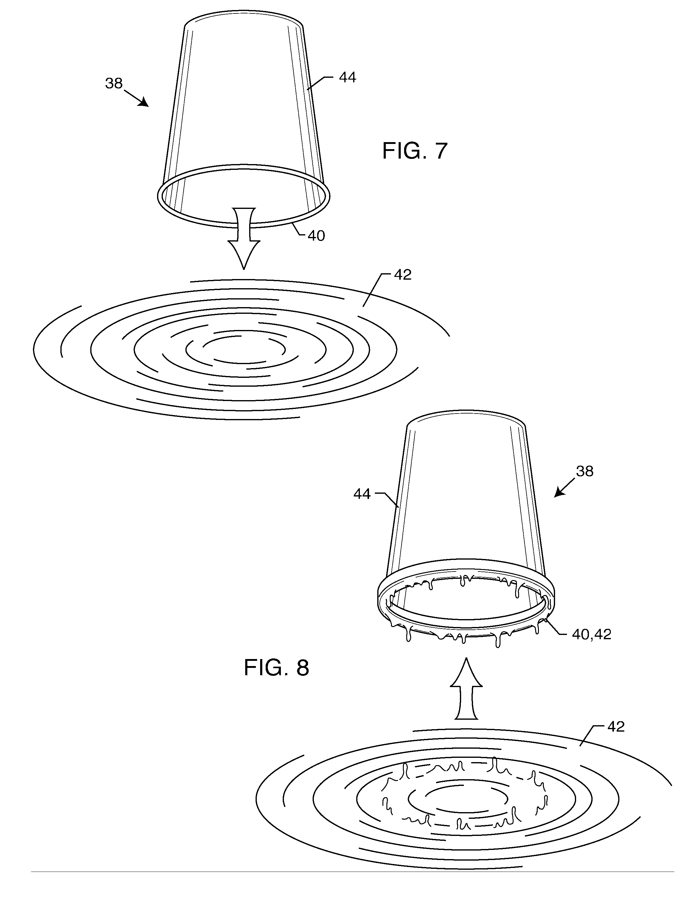 Candy-coated beverage container and related method