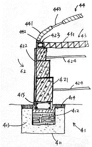 Drying treatment production line of slurry