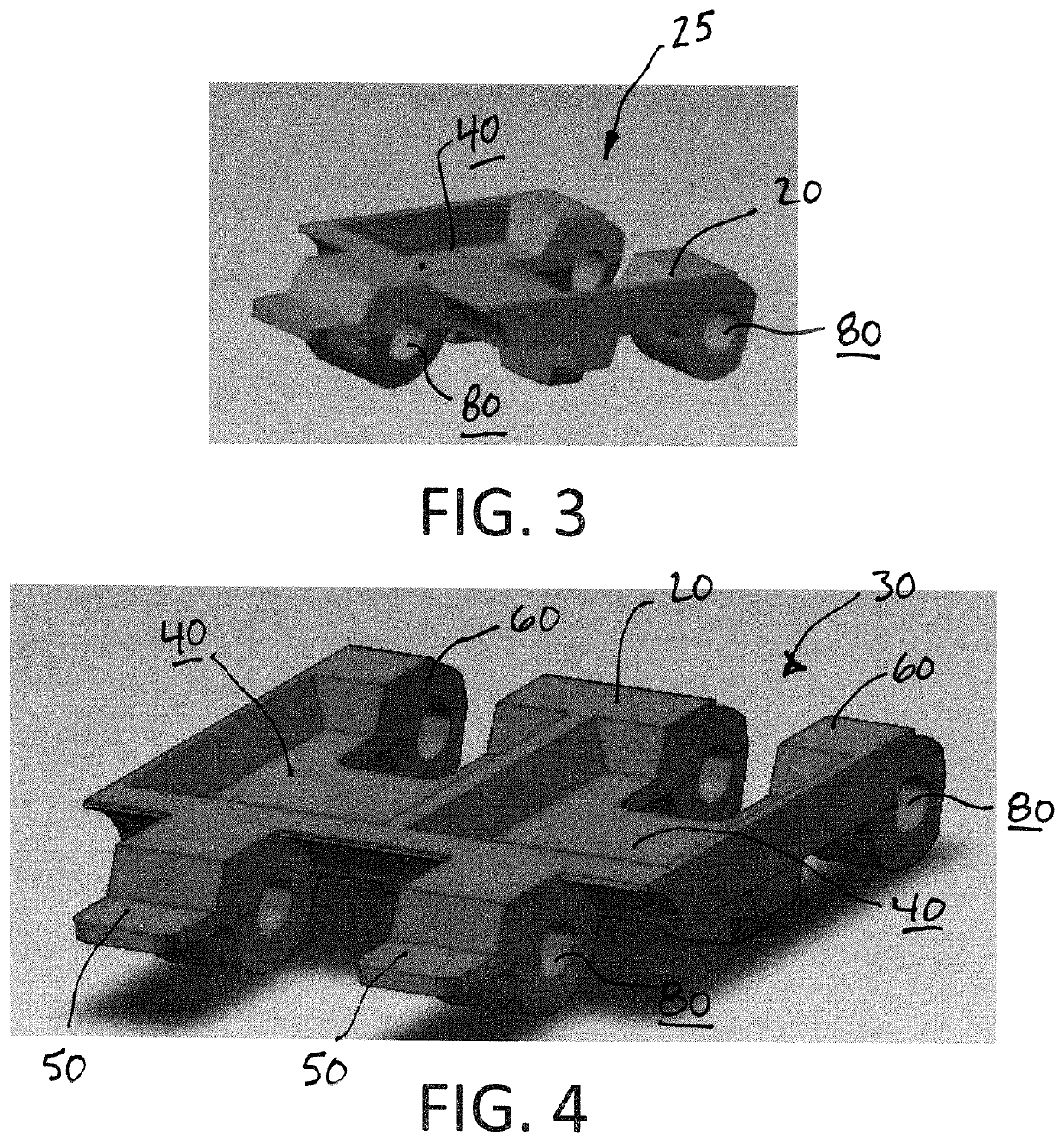 Integrated modular belt and mold