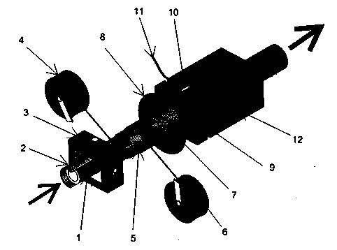 Manufacturing device and process of integral composite insulating arm applied to railway catenary