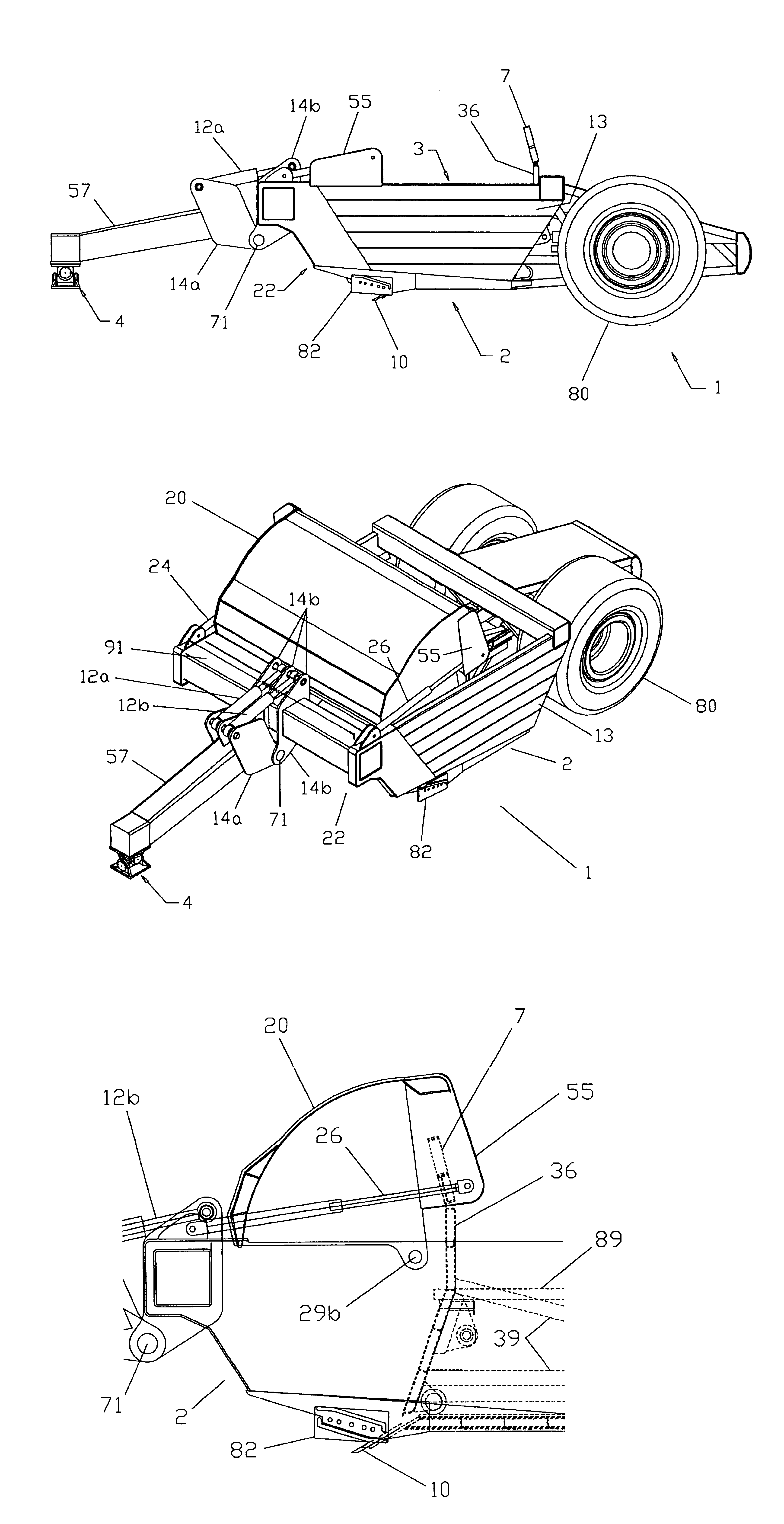 Scraping device and a system and a method for collecting materials