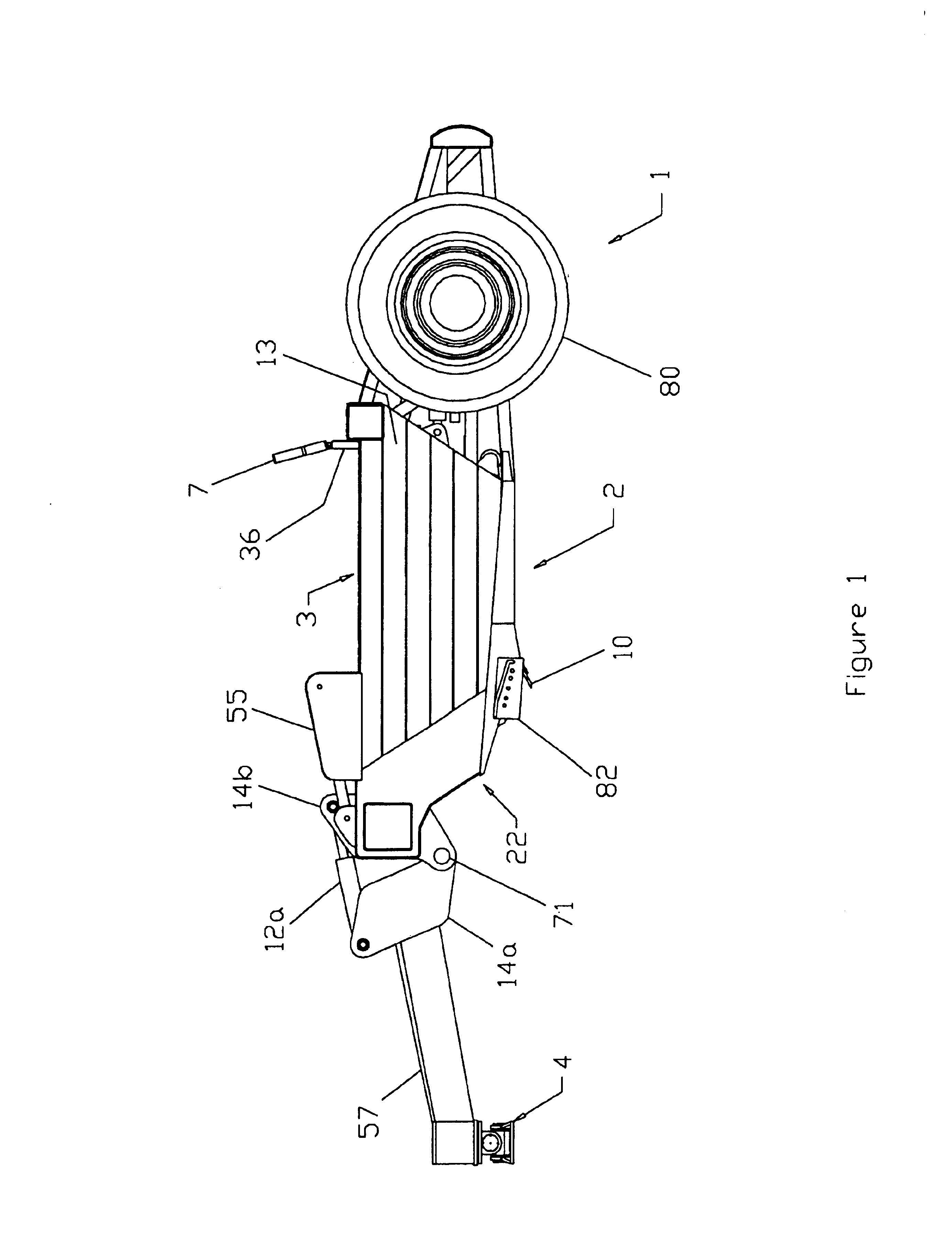 Scraping device and a system and a method for collecting materials