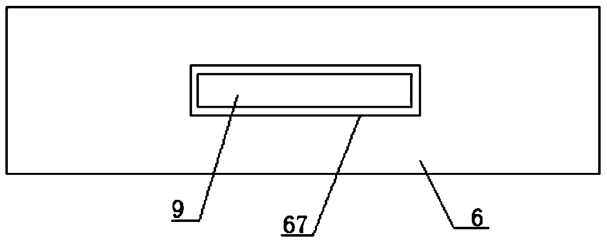 Financial voucher display device for economic management teaching