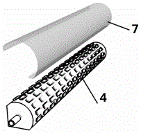 Equipment for shooting ink shading dynamic video and application method thereof