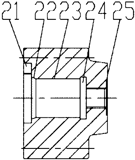 Piston-controlled reversing valve