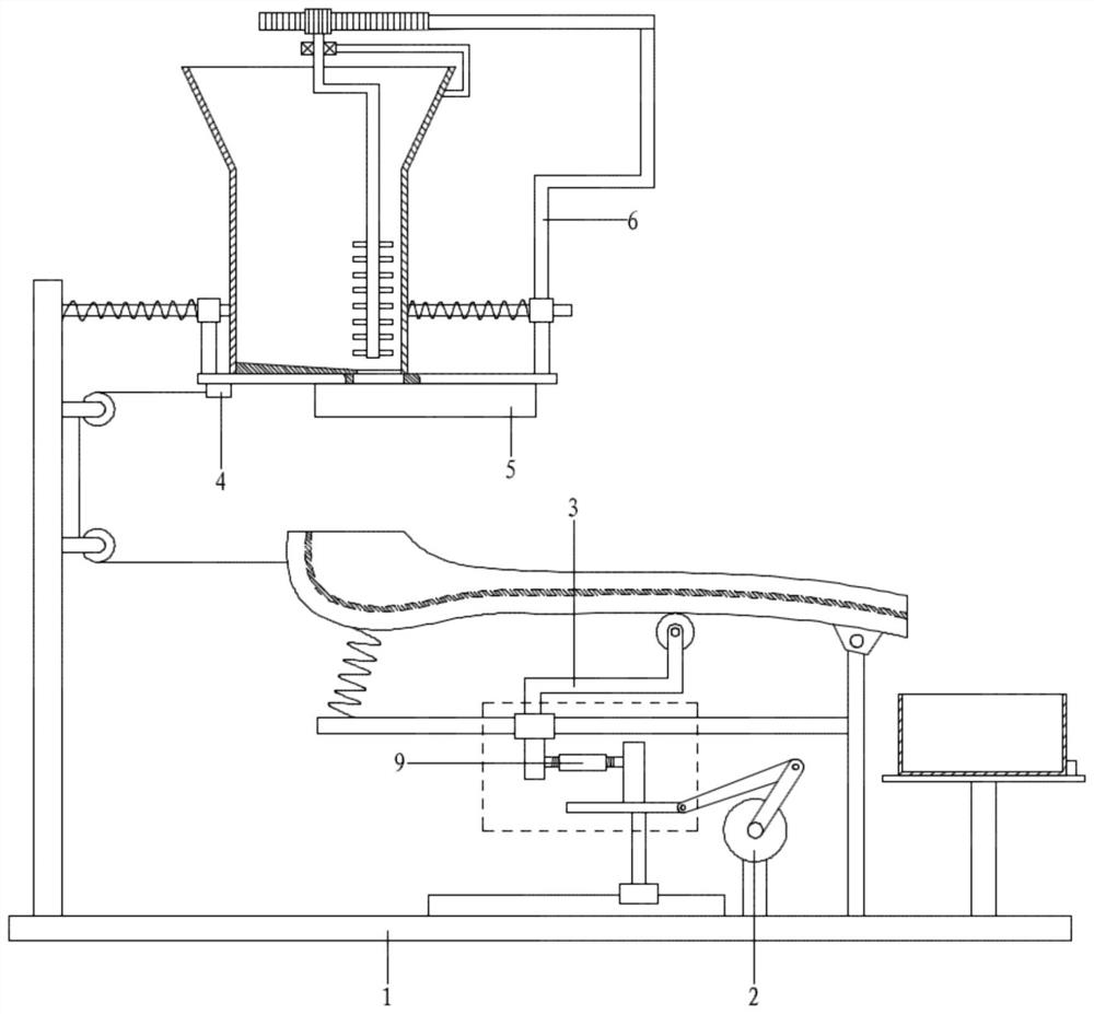 A steel ball screening machine with automatic material receiving function