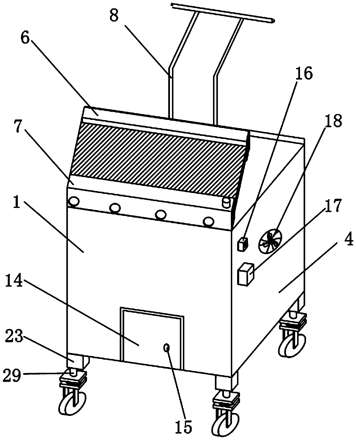 Pet dog box with heating function