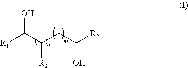 Alkyl diols for crude oil treatment