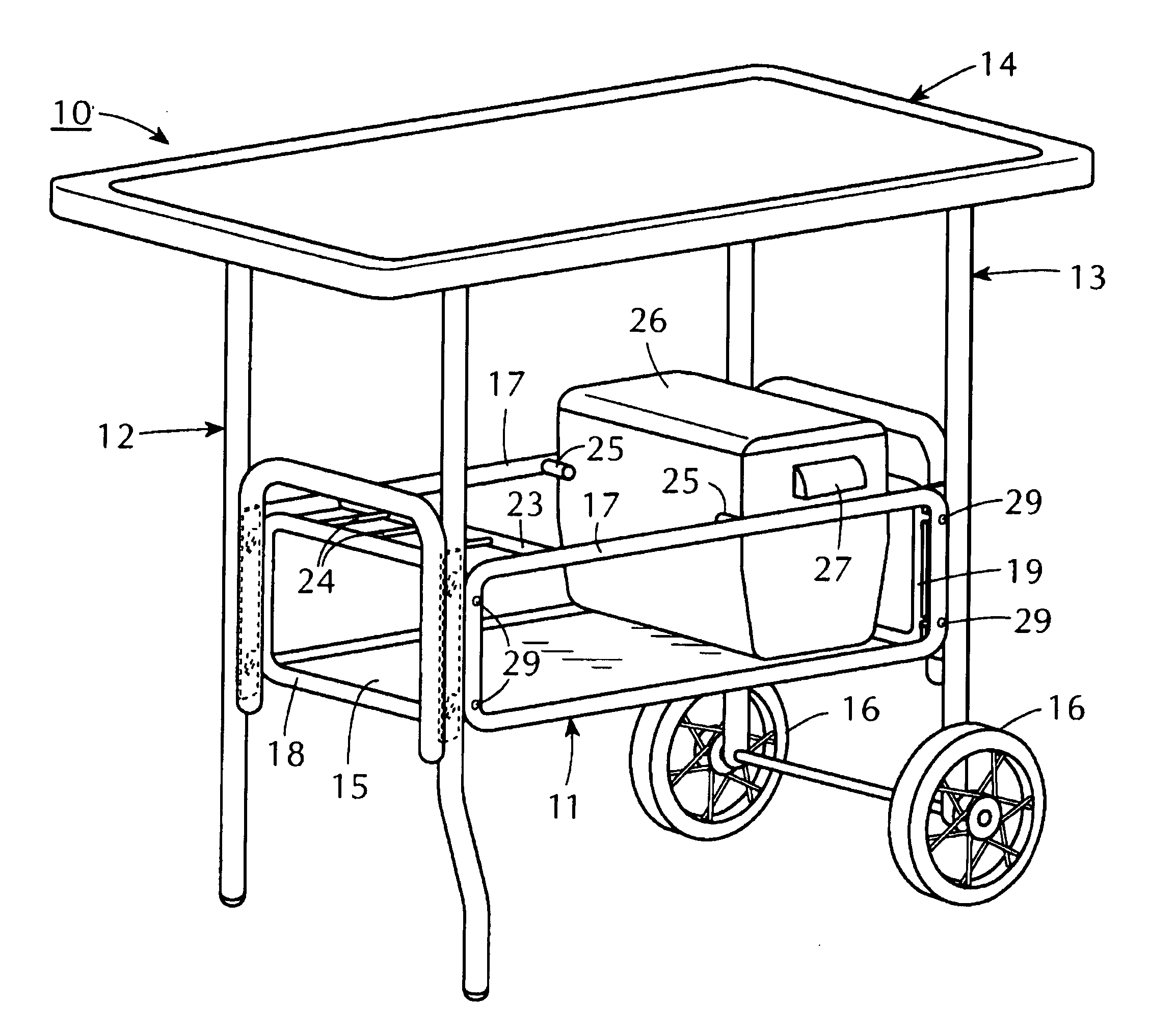Bar cart