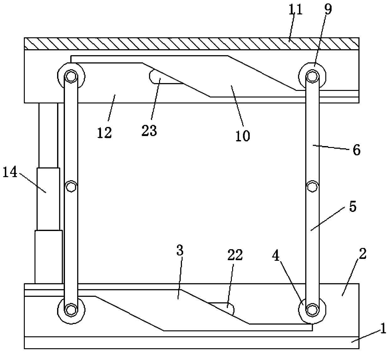 Wall surface paint brushing device for indoor decoration and using method thereof