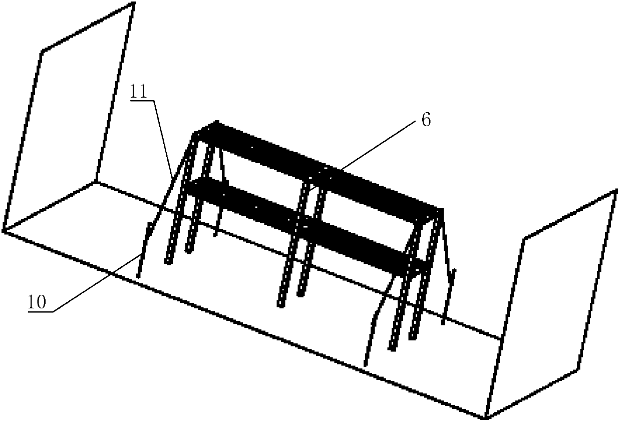 Ultrasonic river/lake flowing water quality improving and treating apparatus and application method thereof