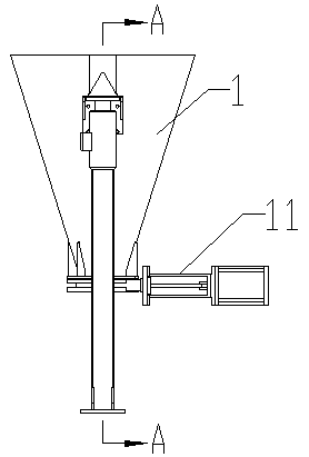 High-speed blending fast feeding device