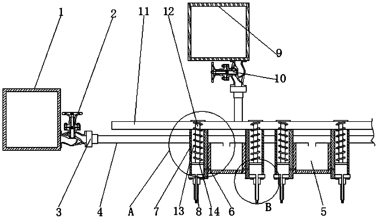 Automatic ink filling device capable of preventing bottle body from spilling based on cam principle