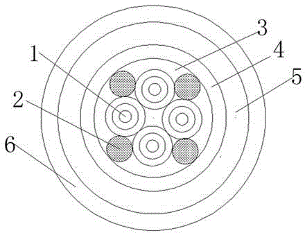 Multi-core coaxial cable