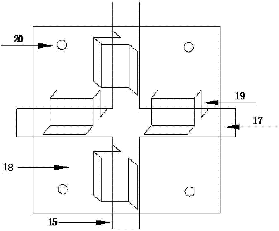 Cavity-type common vibration sound absorption board wall structure and construction method