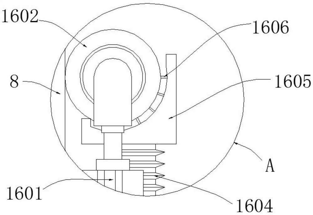 Accurate assembling device for non-standard terminal of data line