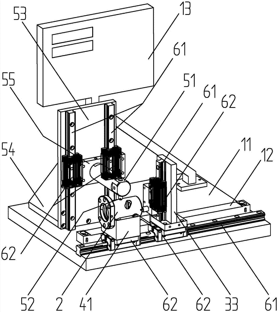 Thread offset measuring device