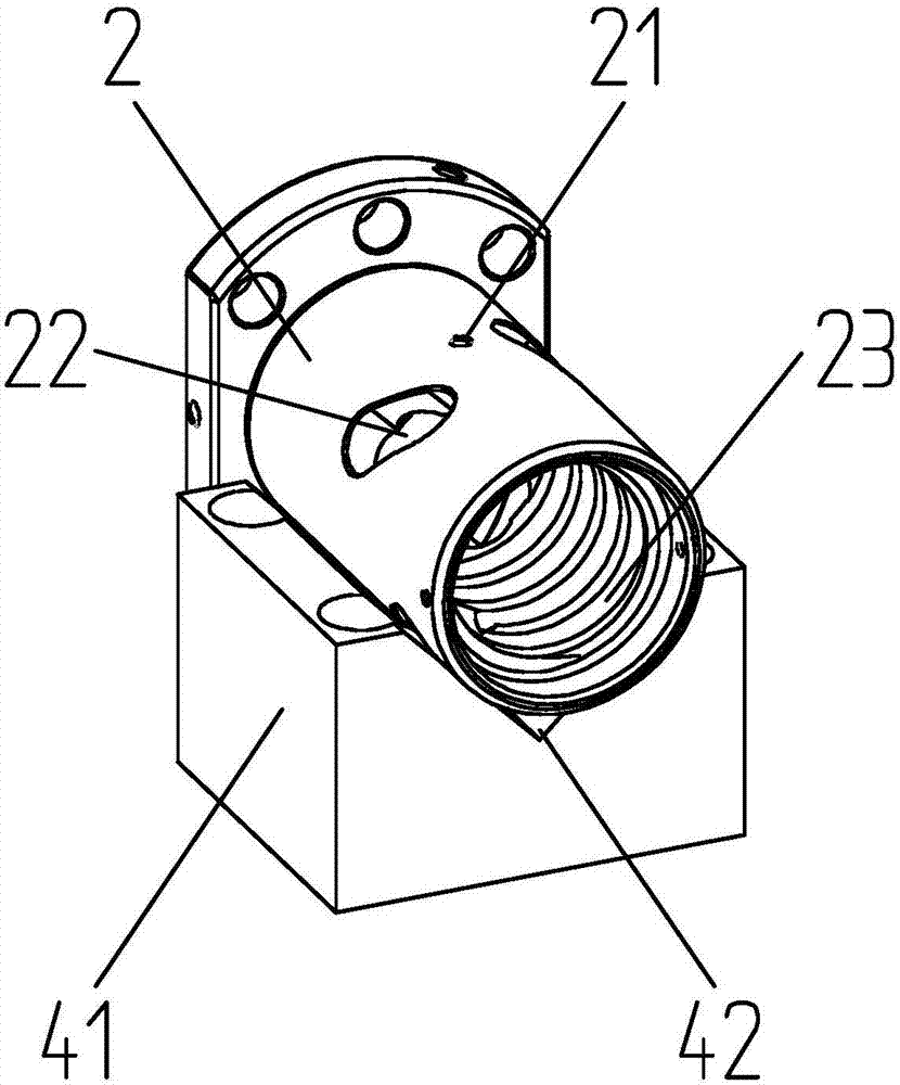 Thread offset measuring device