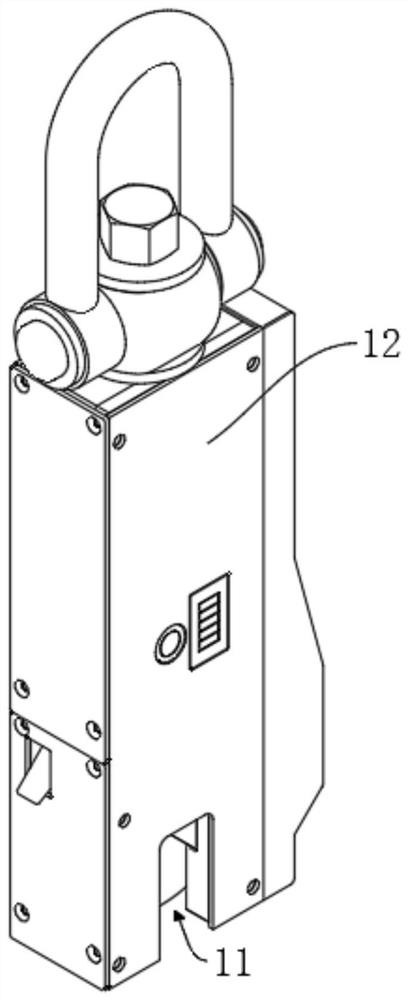 Lifting hook device and lifting equipment