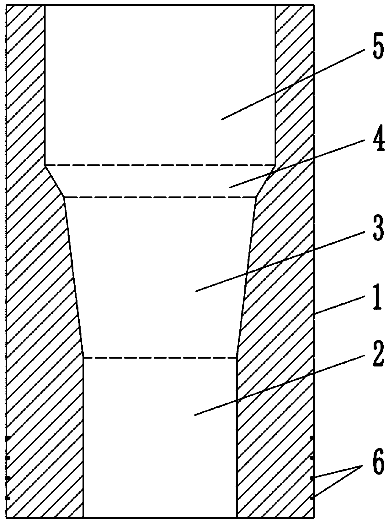 Manufacturing method of water gap die sleeve