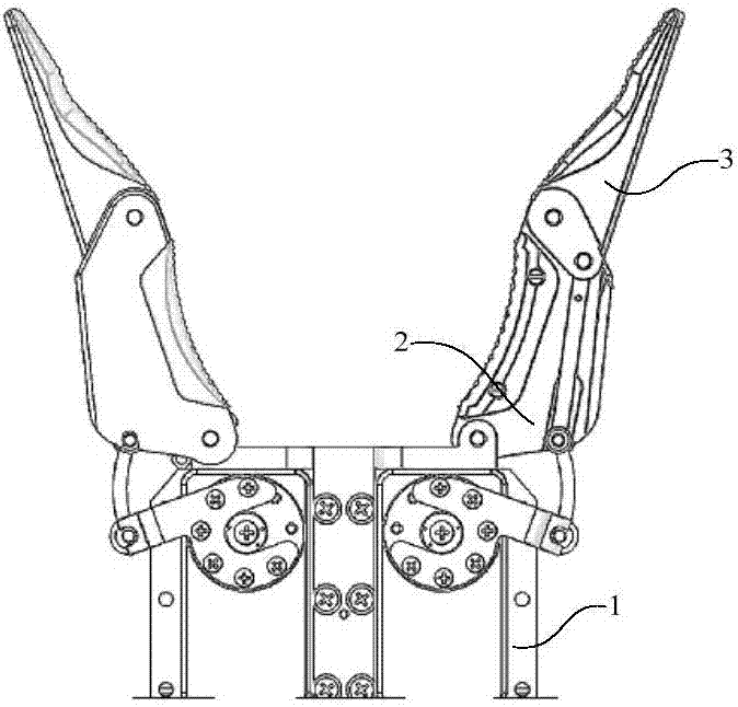 Finger posture judging method of mechanical arm and mechanical arm