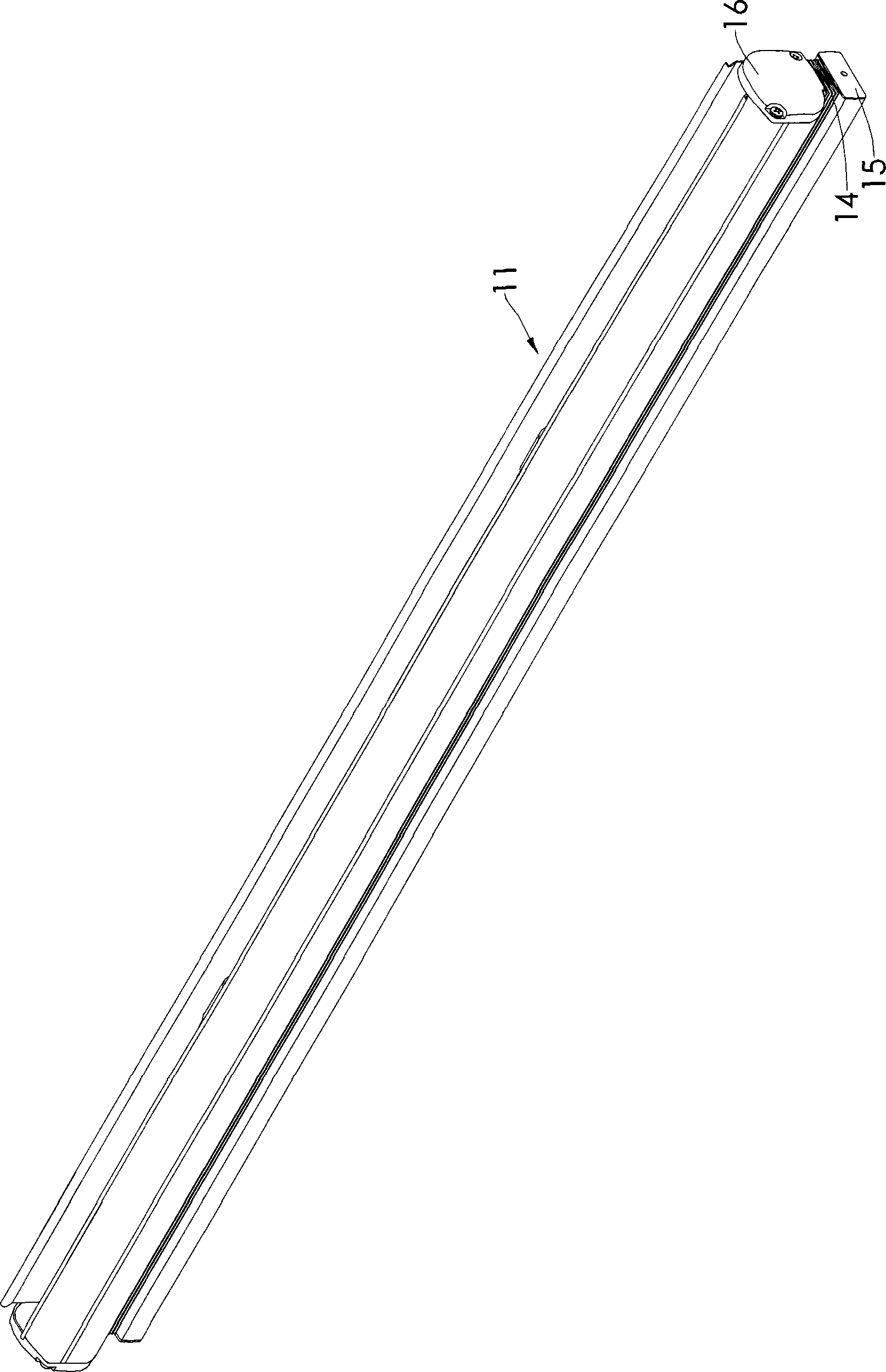 Transmission device of curtain