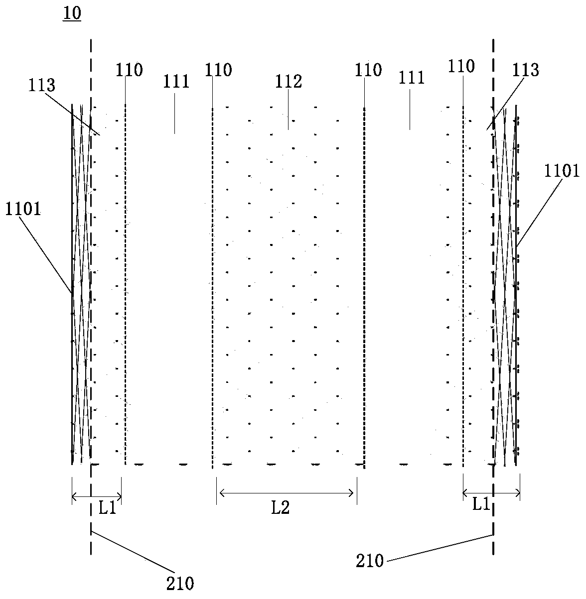 Metal grid structure, touch screen and touch display screen