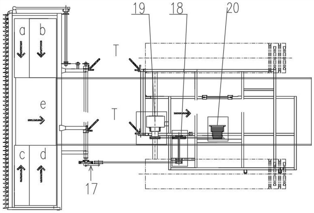 Grain swathing, threshing, direct-harvesting and threshing multifunctional integrated combine harvester