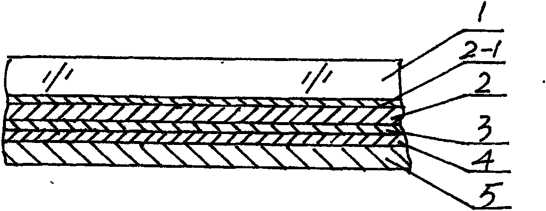 Glass wall paper composite board and producing method thereof
