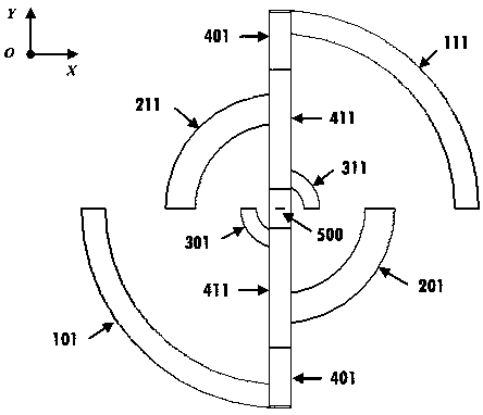 Ultra-wideband horizontally polarized omni-directional antenna and construction method thereof