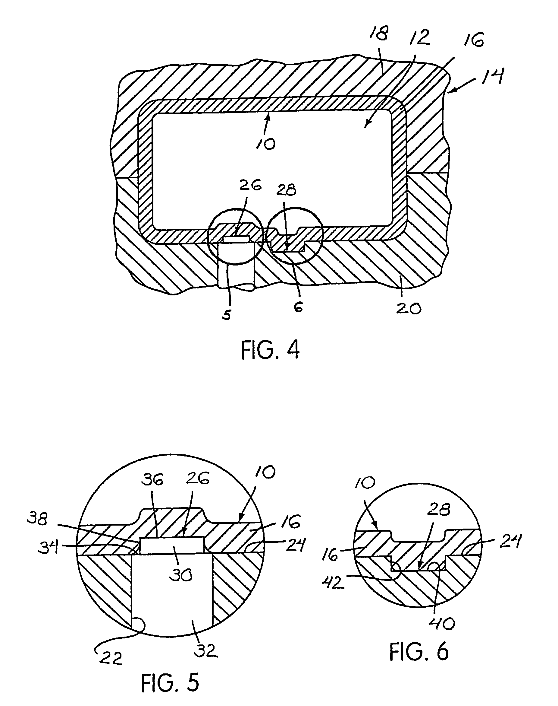 Method of forming hydroformed member with opening
