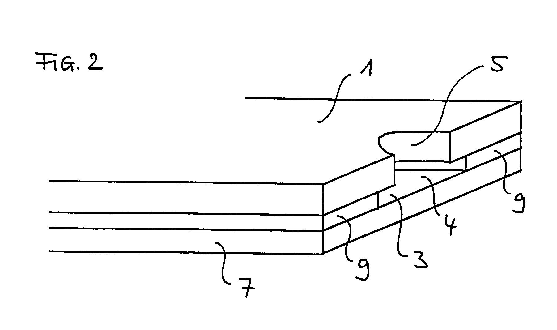 Capillary active test element having an intermediate layer situated between the support and the covering