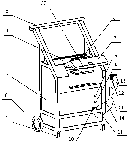 Dry ice cleaning machine