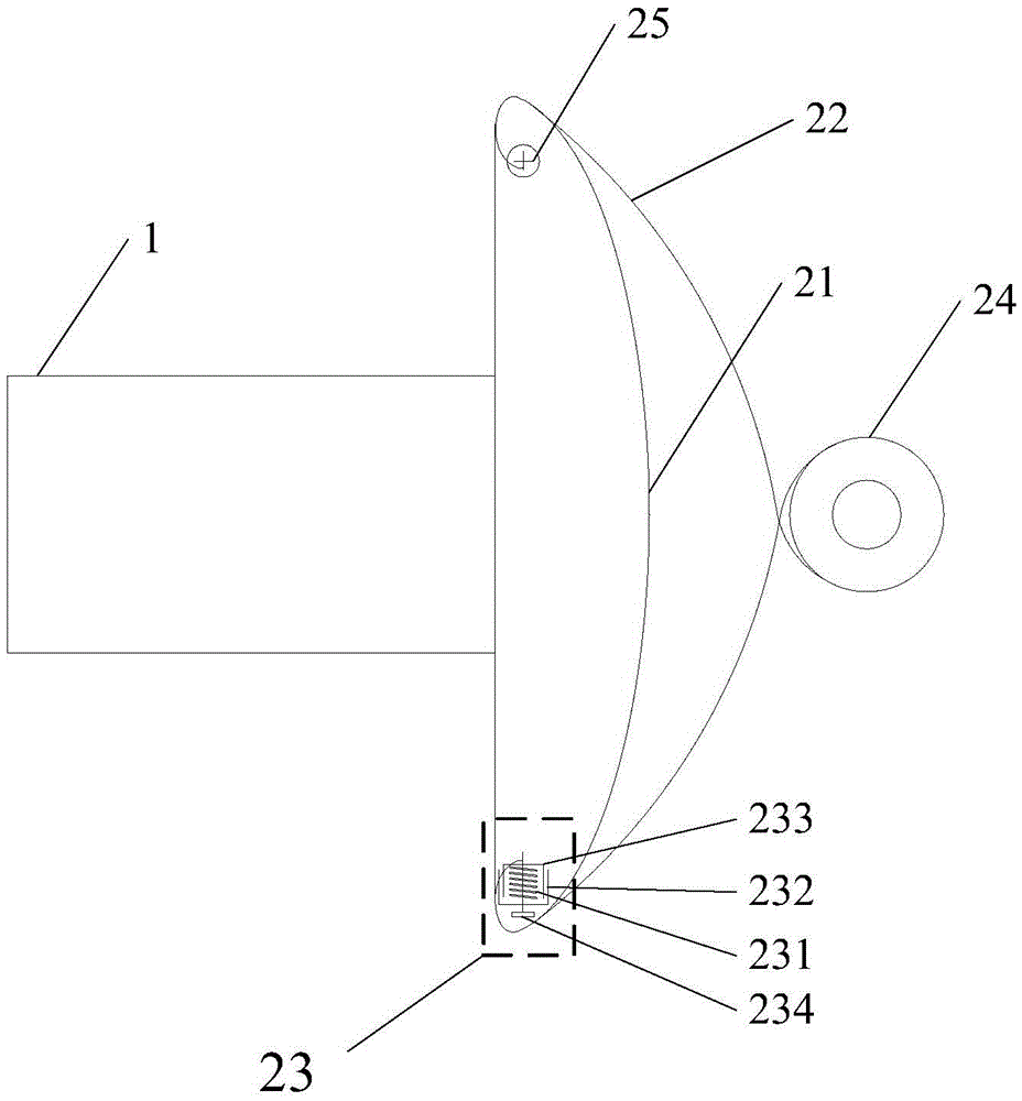 Device and method for realizing swing of rotating shaft of turn table