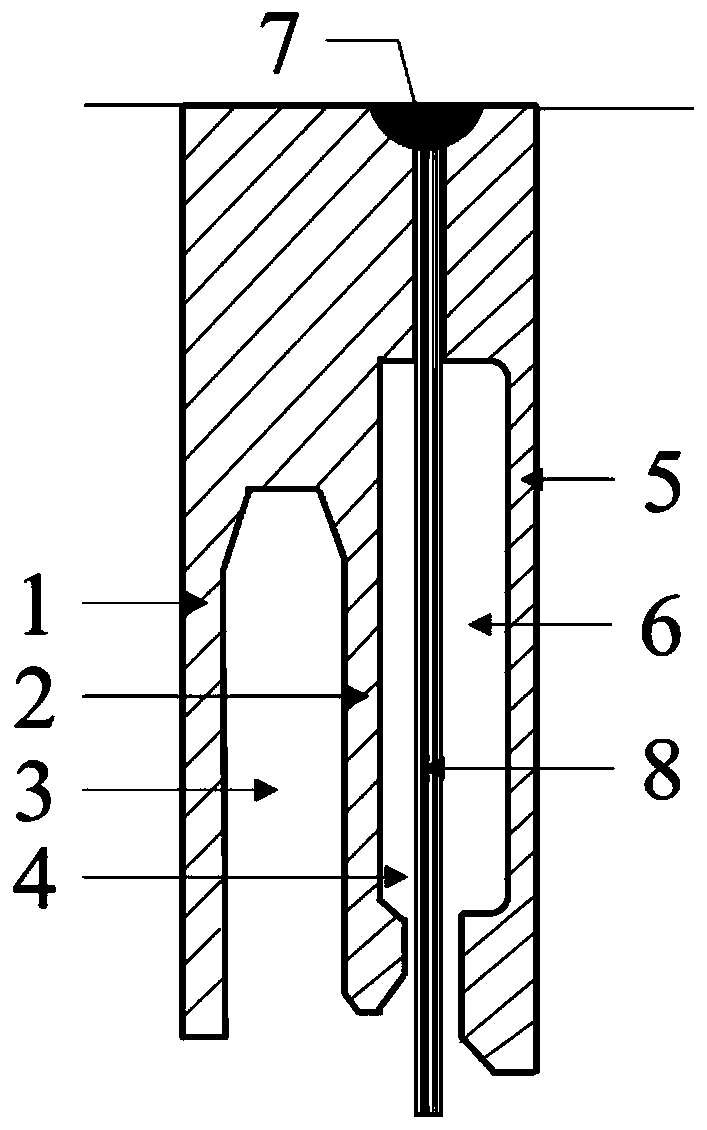 Double-front-baffle three-cavity brush seal structure