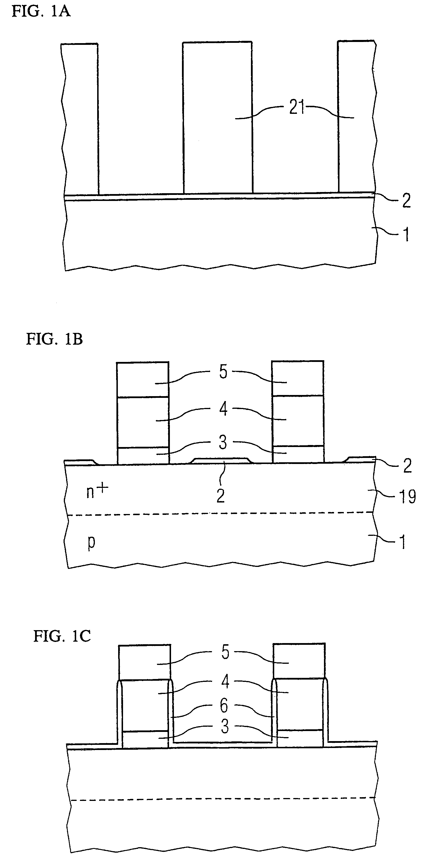 Method for fabricating NROM memory cells with trench transistors