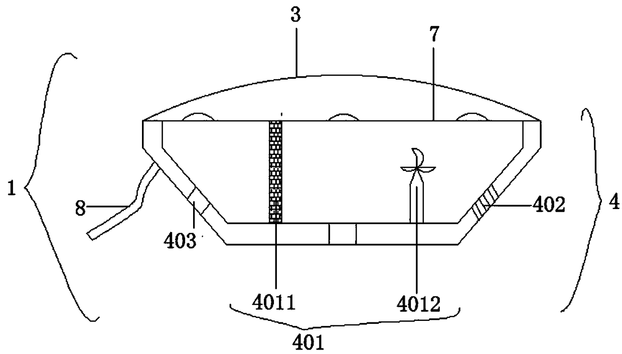 Air purification device with detachable control assembly