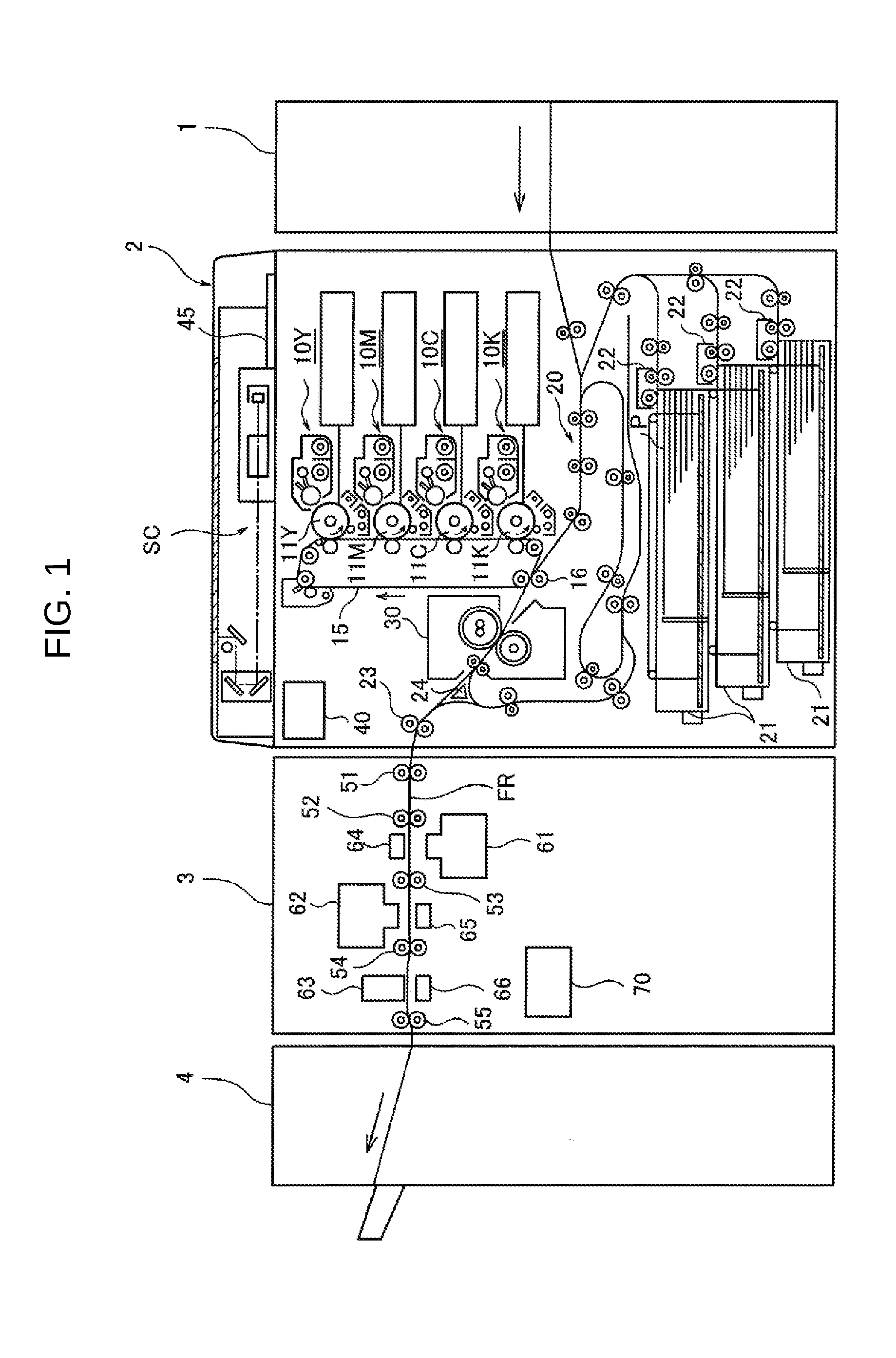 Image reading apparatus and image forming system
