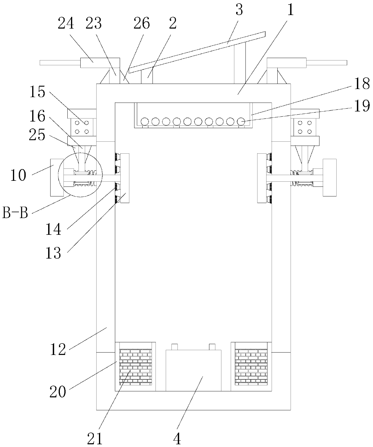 A moisture-proof outdoor high-voltage power distribution cabinet