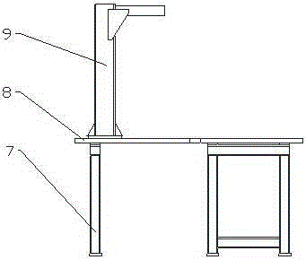 An automatic pipe bending device for the outer exhaust pipe of a compressor