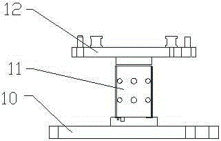 An automatic pipe bending device for the outer exhaust pipe of a compressor