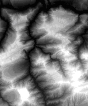 Terrain correction method for remote sensing image based on micro terrain