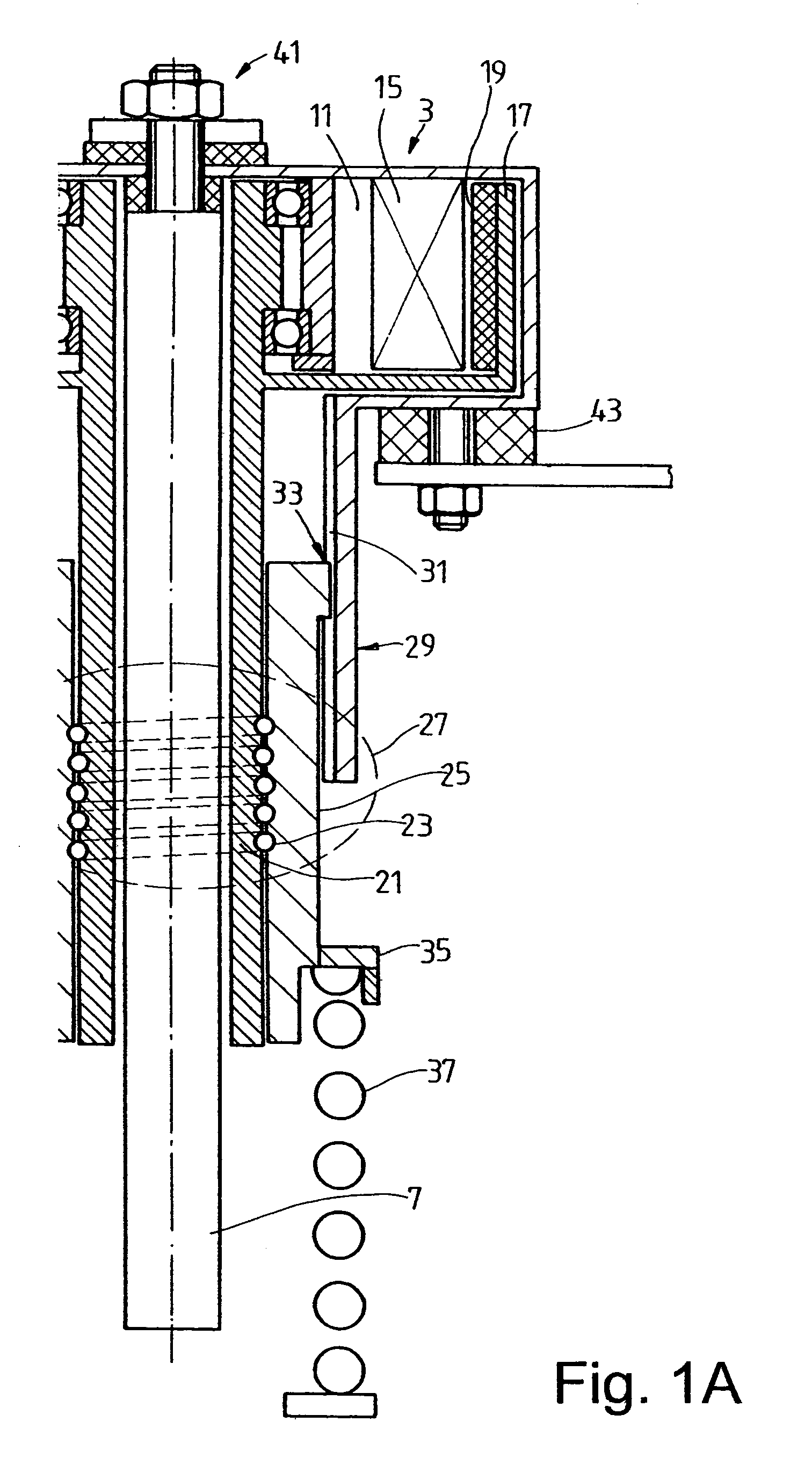 Spring support having a height-adjustable spring plate