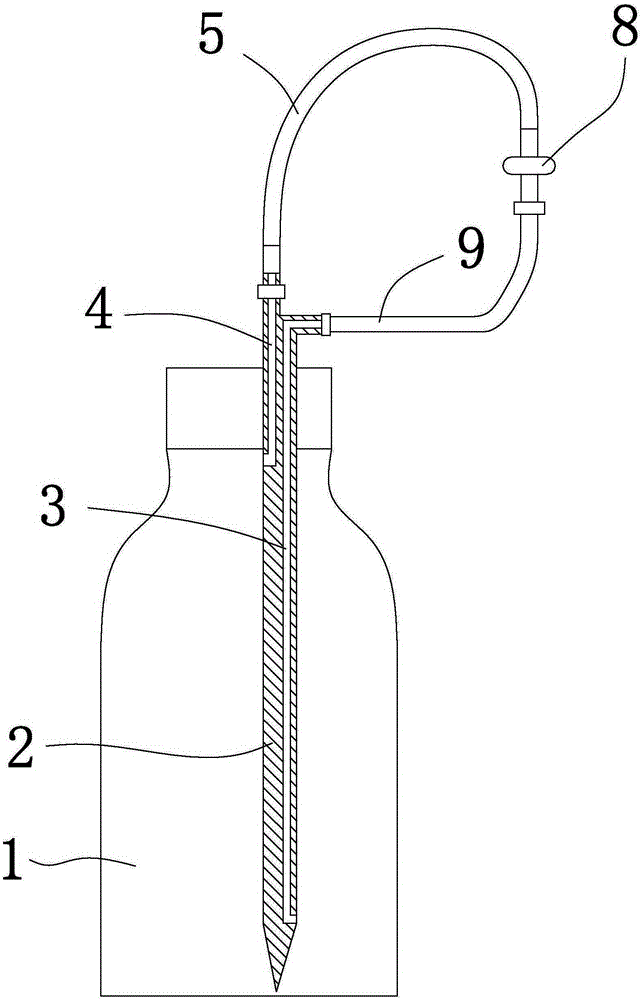 Disposable split type sterile medicine dispensing infusion apparatus and disposable medicine dispensing infusion method