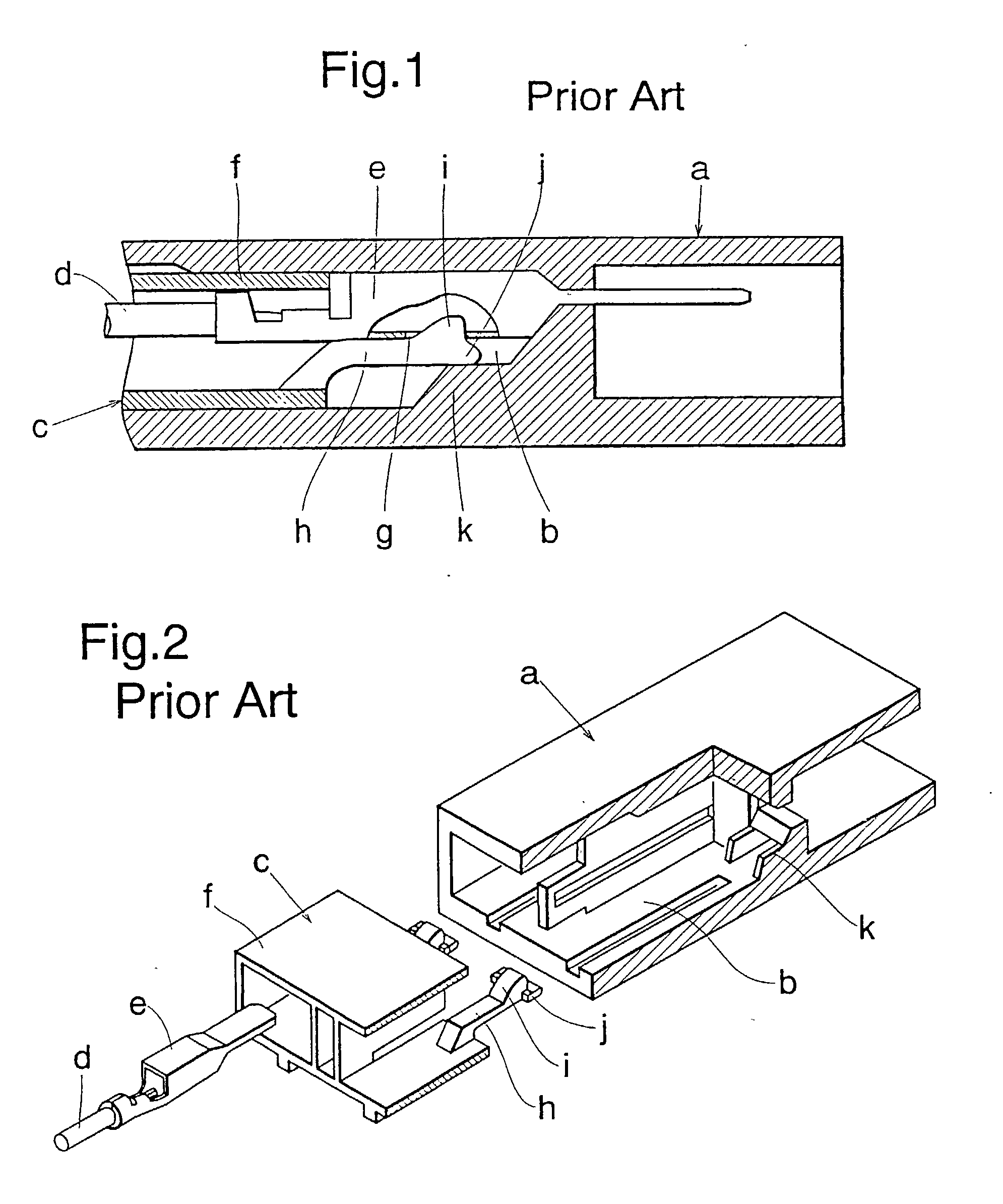 Electric connector permitting testing of electric conductivity of terminals in provisional locking position