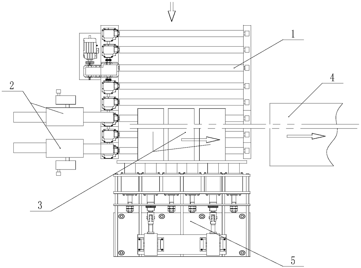 Billet feeding buffer device, billet feeding system and operation method thereof