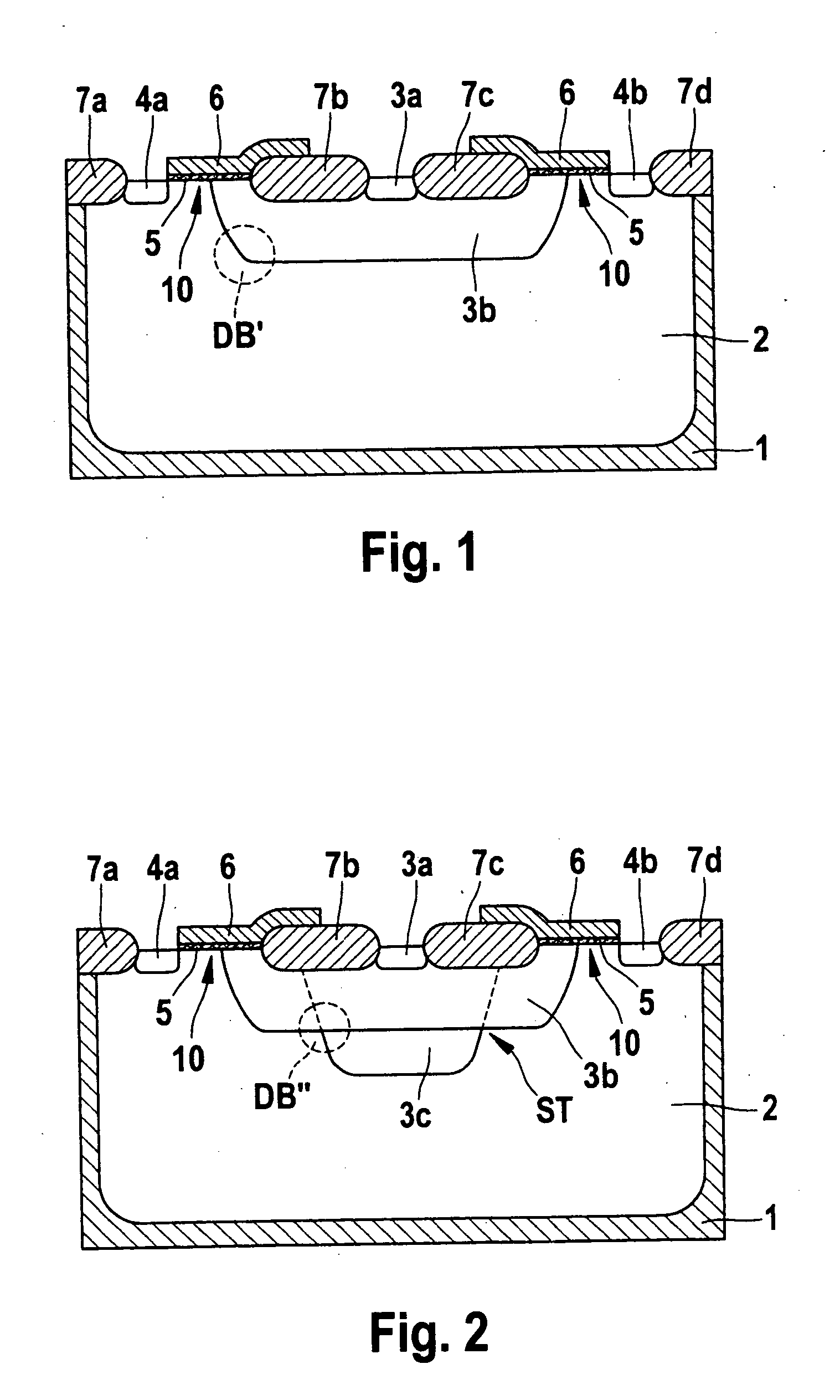 High-voltage MOS transistor and corresponding manufacturing method